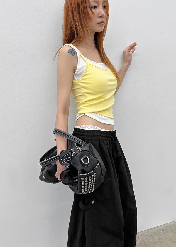 Pediloc Studded Leather Mini Bag