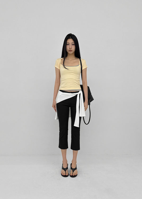 [MADE] Luandy Low-waist Summer Capri Pants