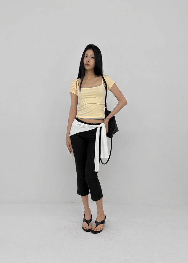 [MADE] Luandy Low-waist Summer Capri Pants