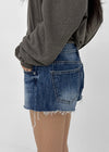 Mountain Low-waist Denim Shorts