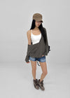 Mountain Low-waist Denim Shorts