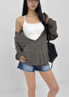Mountain Low-waist Denim Shorts