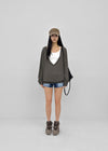 Mountain Low-waist Denim Shorts