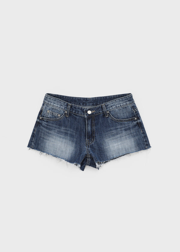 Mountain Low-waist Denim Shorts