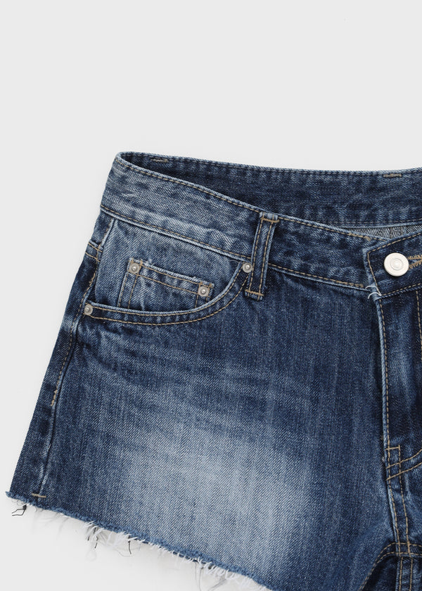 Mountain Low-waist Denim Shorts