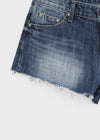 Mountain Low-waist Denim Shorts