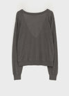 [MADE] Roslyn Deep V-Neck Summer Long Sleeve Top (Linen 55%)