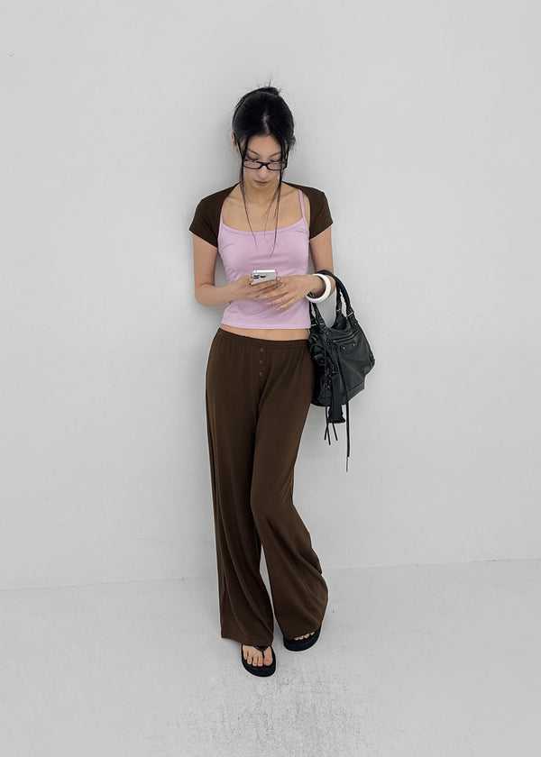 [MADE] Babishell Modal Wide Banding Pants