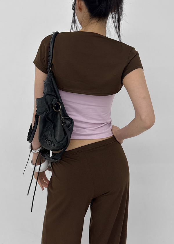 [MADE] Babishell Modal Cap Sleeve Bolero