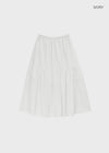 Calmot Banding Cancan Long Skirt