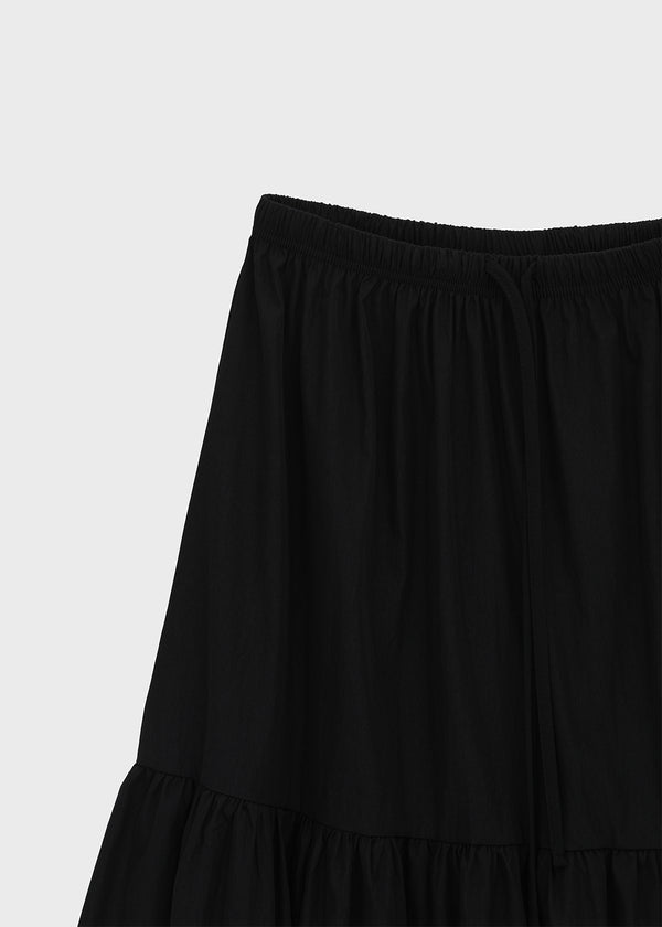 Calmot Banding Cancan Long Skirt