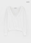 [MADE] Ronis Deep V-neck Summer Cotton Long Sleeve Tee