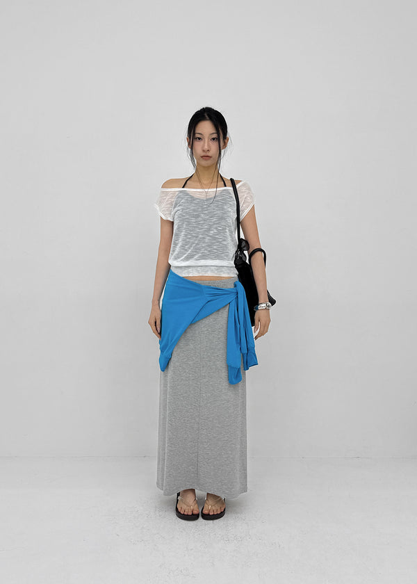 [MADE] Babishell Modal Banding Long Skirt