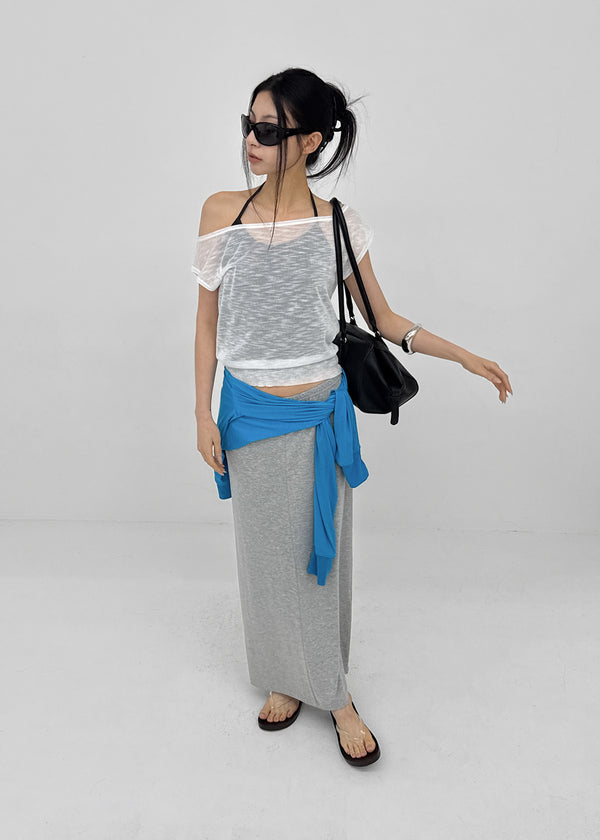 [MADE] Babishell Modal Banding Long Skirt