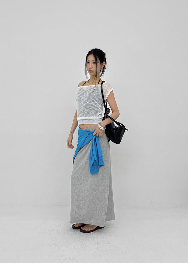 [MADE] Babishell Modal Banding Long Skirt