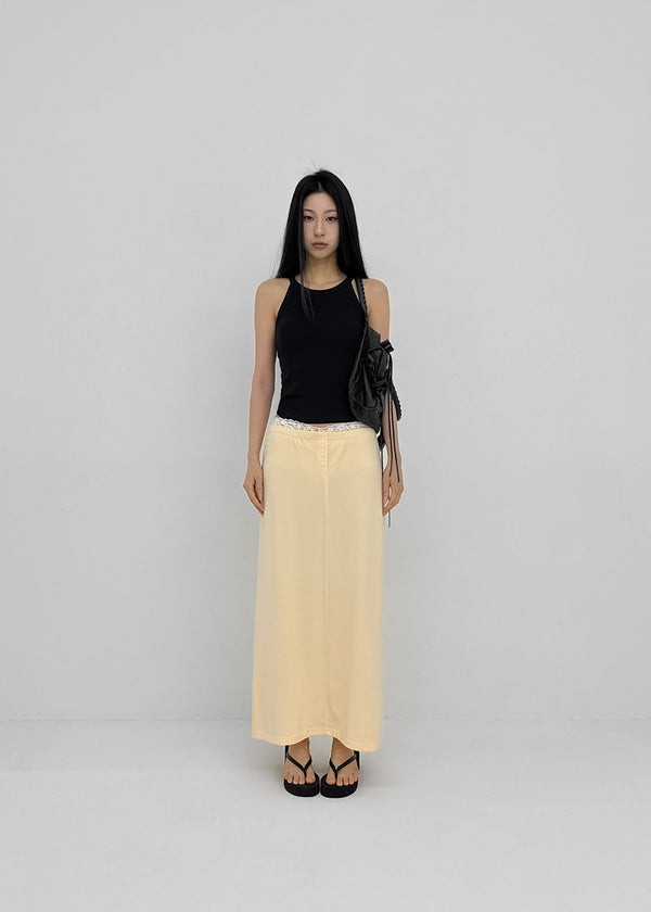 [MADE] Babishell Modal Banding Long Skirt