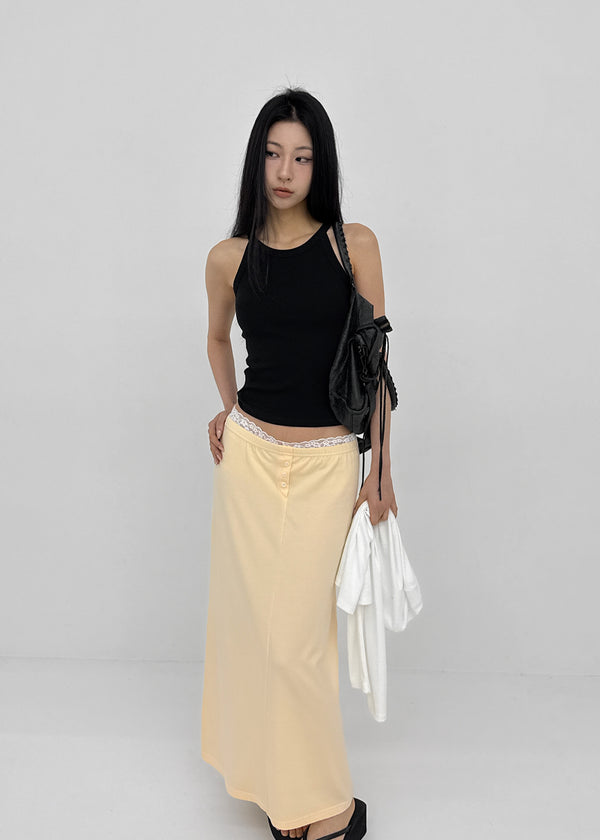 [MADE] Babishell Modal Banding Long Skirt