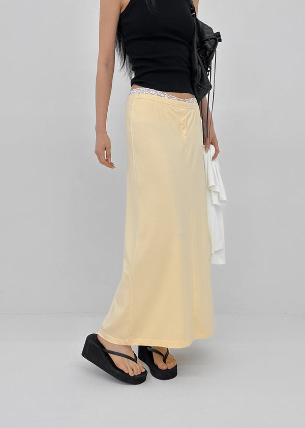 [MADE] Babishell Modal Banding Long Skirt