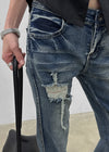 Fithol Low-waist Bootcut Denim Pants