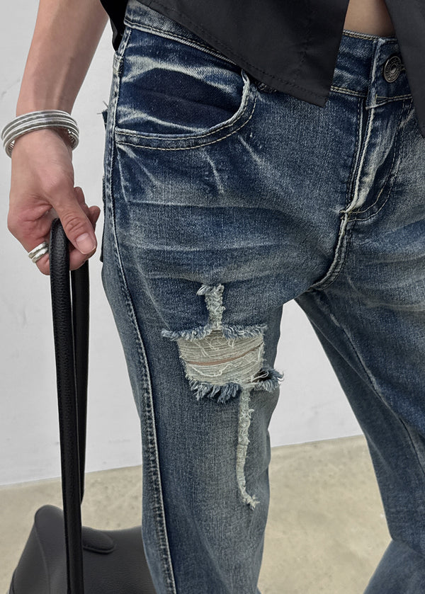 Fithol Low-waist Bootcut Denim Pants