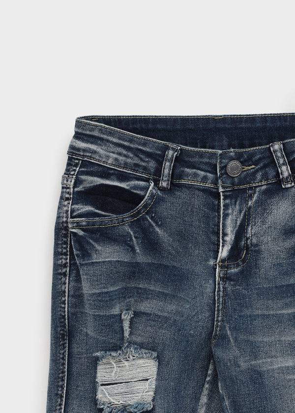 Fithol Low-waist Bootcut Denim Pants