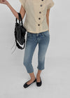 [MADE] Seron Low-waisted Capri Denim Pants