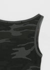 [MADE] Hezri Camo Henley Sleeveless Top