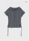 [MADE] Penco Check String Hooded Shirt