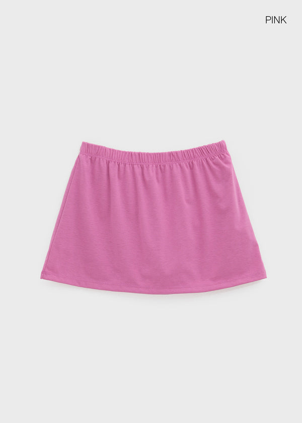 Warons Banding Skirt Pants