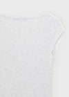 [MADE] Daychi Square Neck Cap Sleeve Short Sleeve Top