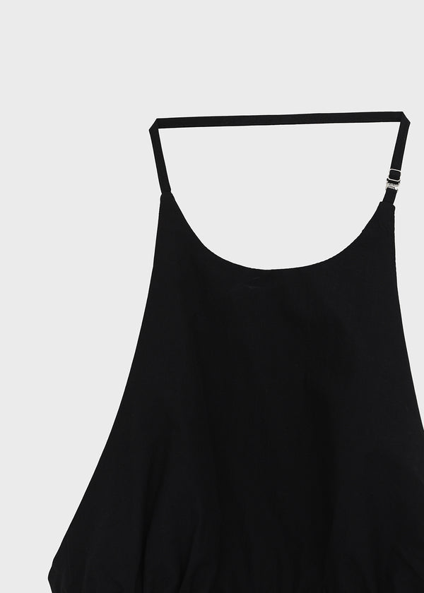 Camlong Halterneck Frill Sleeveless Blouse