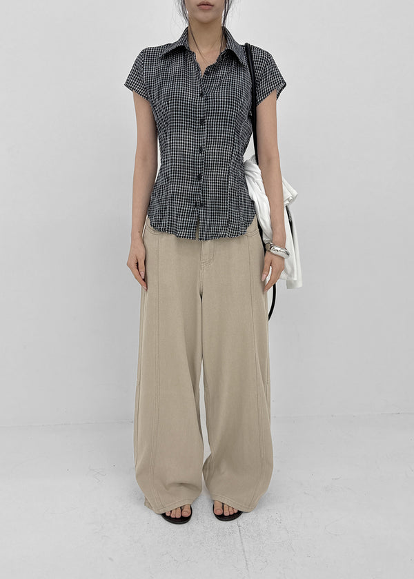Summering Summer Check Short Sleeve Shirt