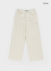 [MADE] Rolly Back-Pocket Summer Wide Cotton Pants
