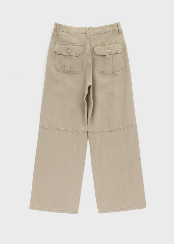 [MADE] Rolly Back-Pocket Summer Wide Cotton Pants