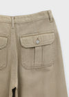 [MADE] Rolly Back-Pocket Summer Wide Cotton Pants