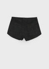 Tildy Low-waist Non-faded Raw Denim Shorts