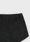 Tildy Low-waist Non-faded Raw Denim Shorts