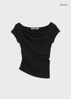 [MADE] Haller Drape Short Sleeve Top
