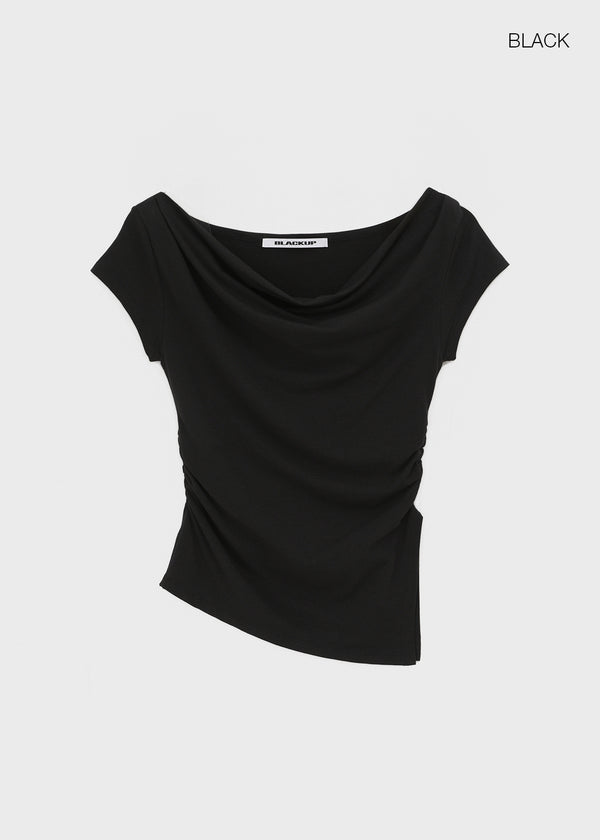 [MADE] Haller Drape Short Sleeve Top