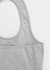 Leving Dot Lettering Halter Sleeveless