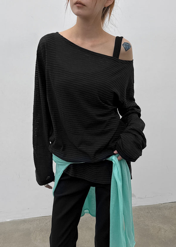 [MADE] Cardmu Summer Stripe Long-Sleeve Tee