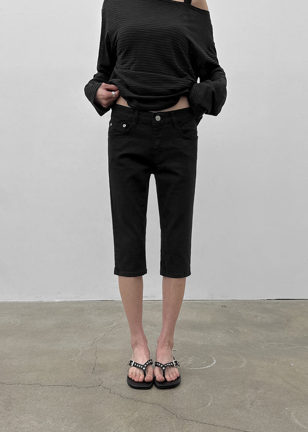 Titaly Cotton Capri Pants