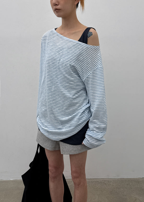 [MADE] Cardmu Summer Stripe Long-Sleeve Tee