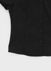 [MADE] Kuriring Cotton-Span Slim Short-Sleeve Shirt