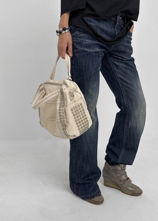 Pediloc Studded Leather Mini Bag
