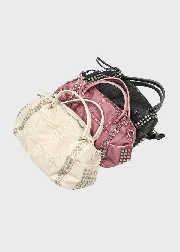 Pediloc Studded Leather Mini Bag
