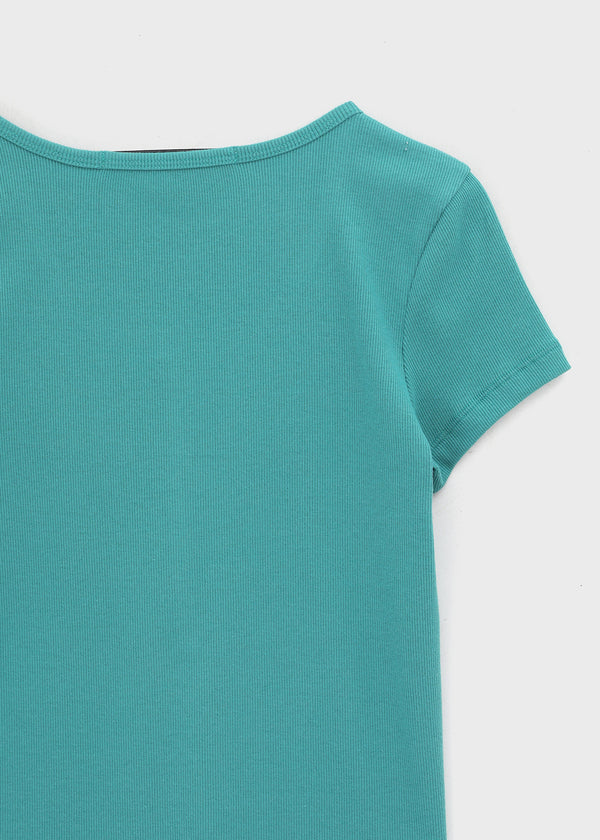 [MADE] Dutsby Henley Short Sleeve Top