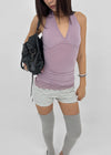 Nuttung Lace Halter Sleeveless