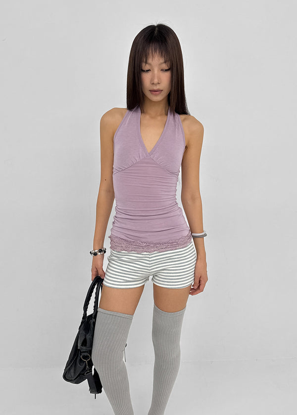 Nuttung Lace Halter Sleeveless