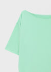 [MADE] Titsti Cut-Out Off-Shoulder Short Sleeve Top